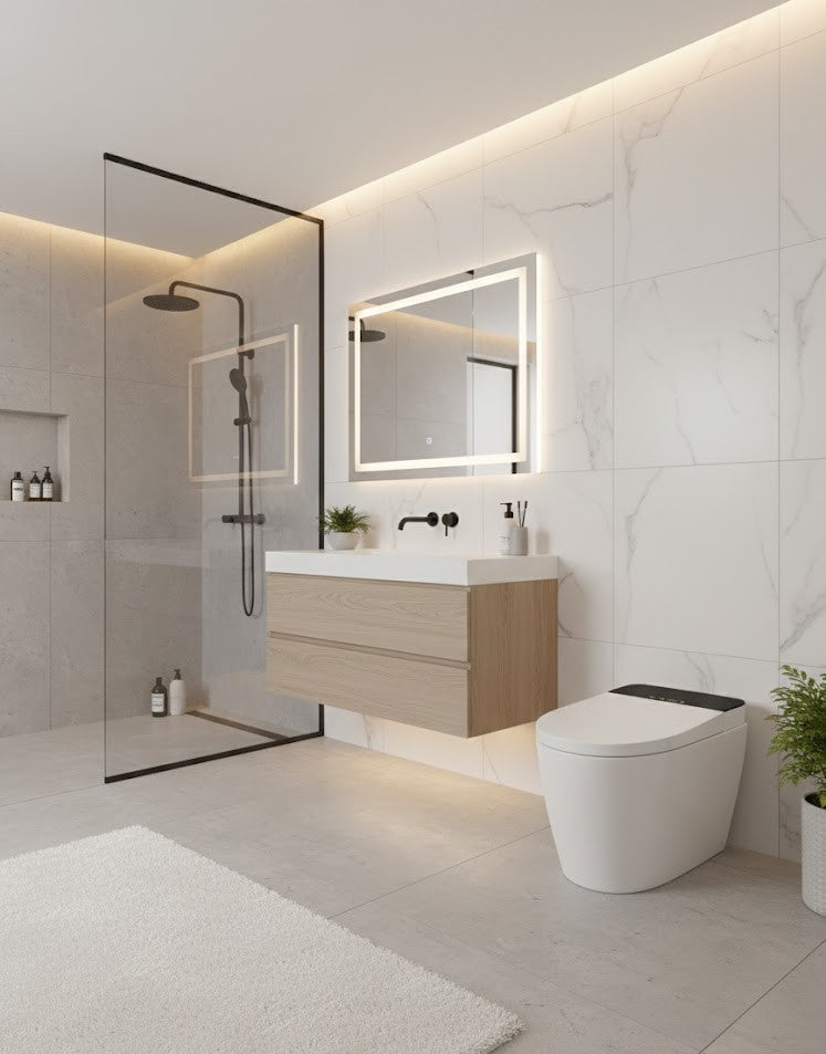 Smart toilet bathroom upgrade